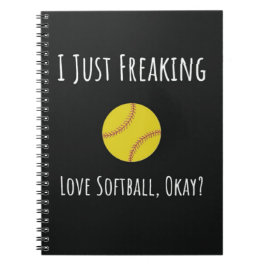 Cuaderno Chicas De Softbol Jugador De Equipo Regala Deporte