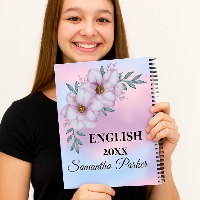 Cuaderno Chicas del año de la floral Lilac izquierda Floral (Subido por el creador)