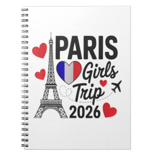Cuaderno Chicas descaradas viaje a París 2026 vacaciones re