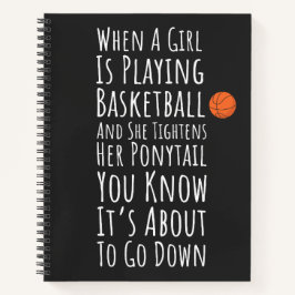 Cuaderno Chicas Divertidas Baloncesto