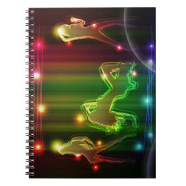 Cuaderno Chicas fiestas Modernas y modernas luces neón