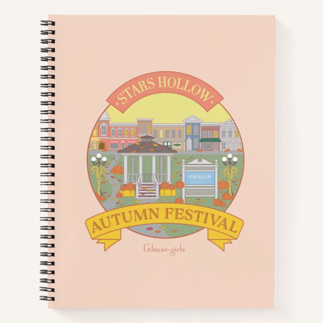 Cuaderno Chicas Gilmore | Festival Stars Hollow de Otoño (Anverso)