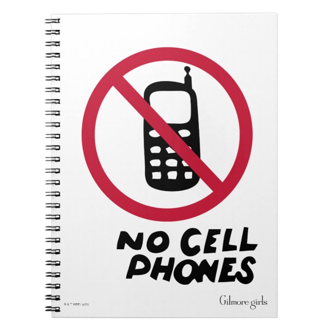 Cuaderno Chicas Gilmore | Luke's Diner - Sin celulares (Frente)