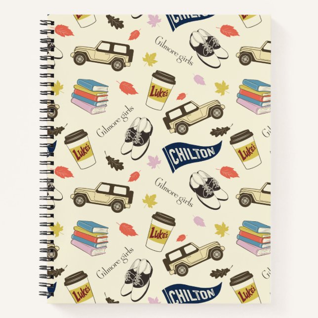 Cuaderno Chicas Gilmore Patrón de Otoño de Chilton (Anverso)