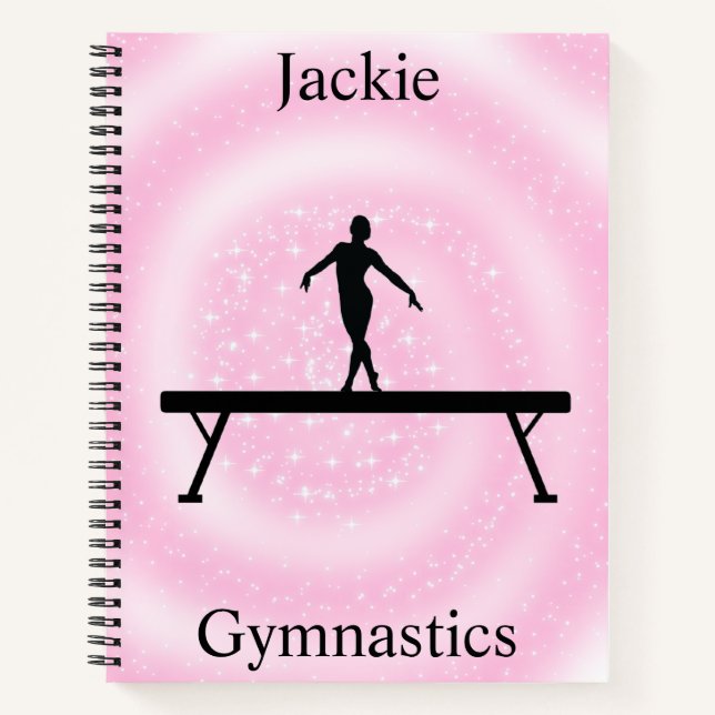Cuaderno Chicas Gimnasia Baterías Rosadas (Anverso)
