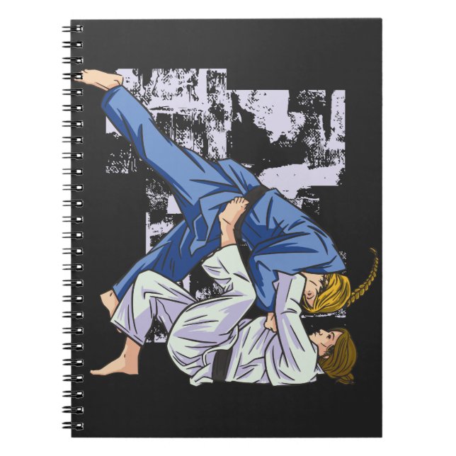 Cuaderno chicas judo deporte (Frente)