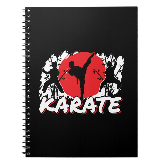 Cuaderno Chicas Karate - Tema japonés patriótico (Frente)