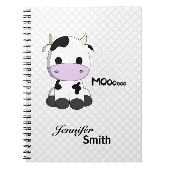 Cuaderno Chicas lindos del personalizable del dibujo (Frente)