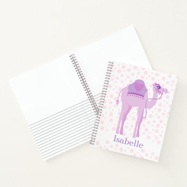 Cuaderno Chicas lindos y llorosos de camello nombrados rosa (Interior)