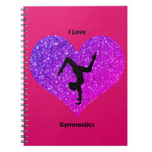 Cuaderno Chicas Me Encanta La Gimnasia Espiral Bloc De Nota