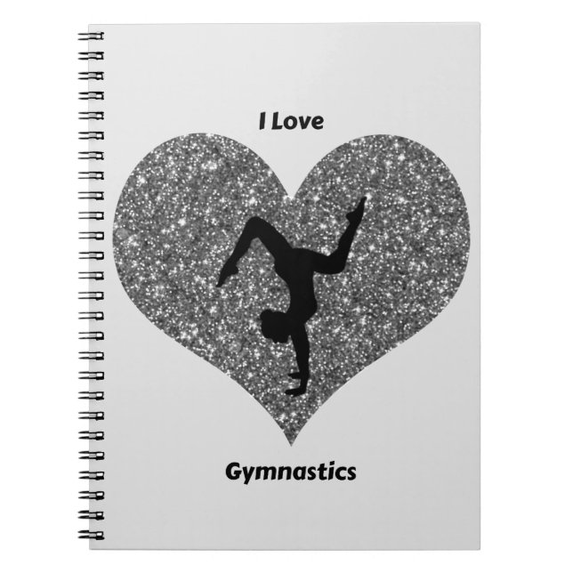 Cuaderno Chicas Me Encanta La Gimnasia Espiral Bloc De Nota (Frente)