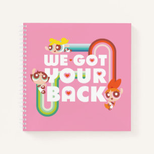 Cuaderno Chicas poderosos: Tenemos La Espalda