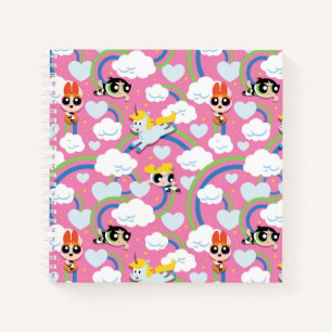 Cuaderno Chicas poderosos y modelo de arcoiris donny