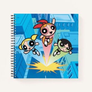 Cuaderno Chicas Powerpuff Lanzan Al Aire