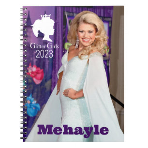 Cuaderno Chicas purpurinas Mehayle Spiral Photo Notebook