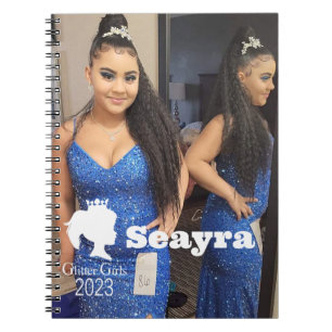 Cuaderno Chicas purpurinas Seayra Spiral Photo Notebook