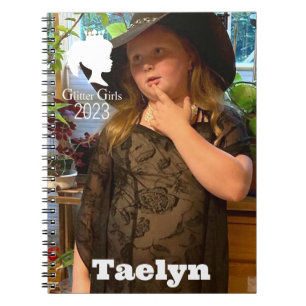Cuaderno Chicas purpurinas Taelyn Spiral