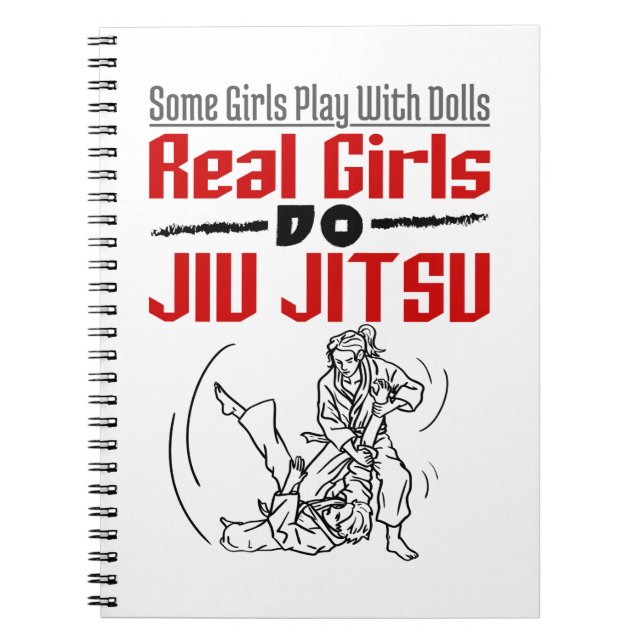 Cuaderno Chicas Reales Jiu Jitsu BJJ Jiujitsu Mujeres (Frente)