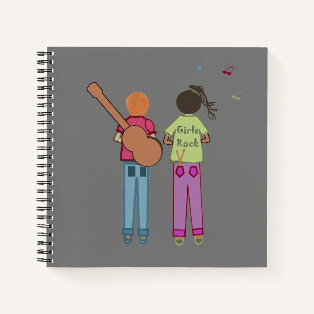 Cuaderno Chicas Rock Notebook (Anverso)