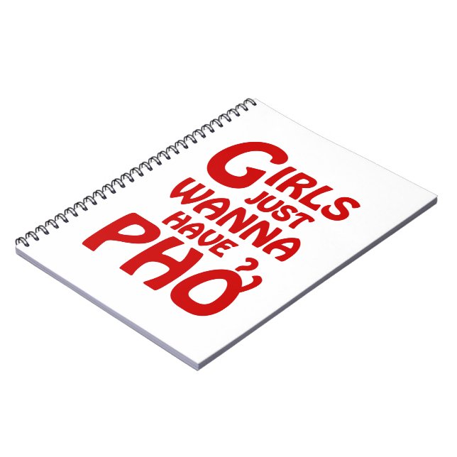 Cuaderno Chicas Solo Quieren Tener Phở (Lado Izquierdo)