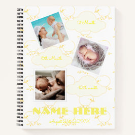 Cuaderno Chick 1ᵉʳ cumpleaños Baby Milestone Guest book