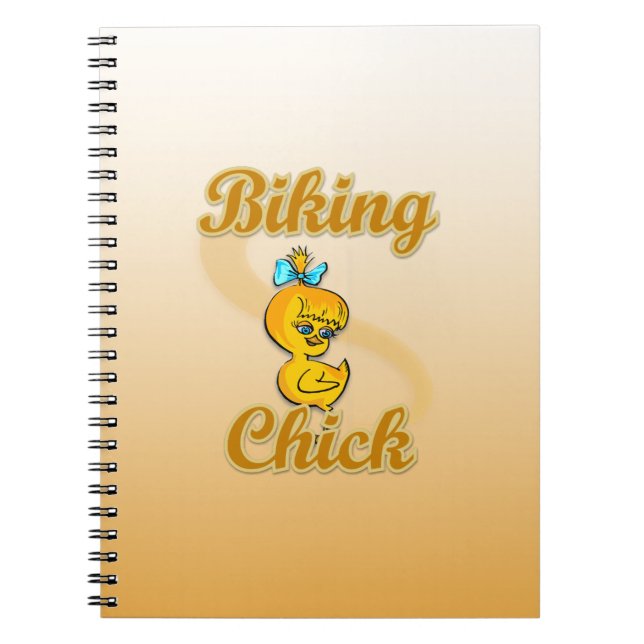 Cuaderno Chick ciclista (Frente)
