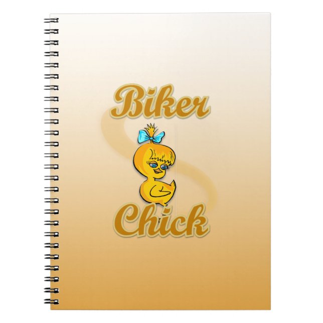 Cuaderno Chick de motociclista (Frente)