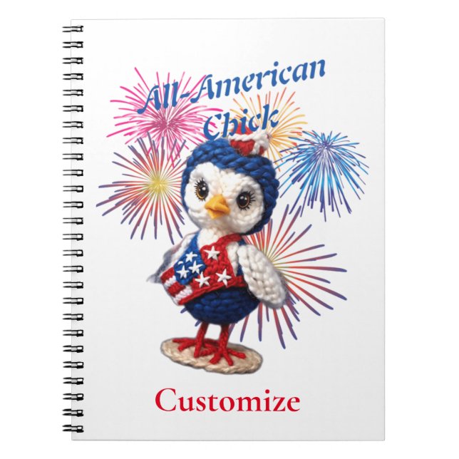 Cuaderno Chick Thunder_Cove, todo estadounidense (Frente)