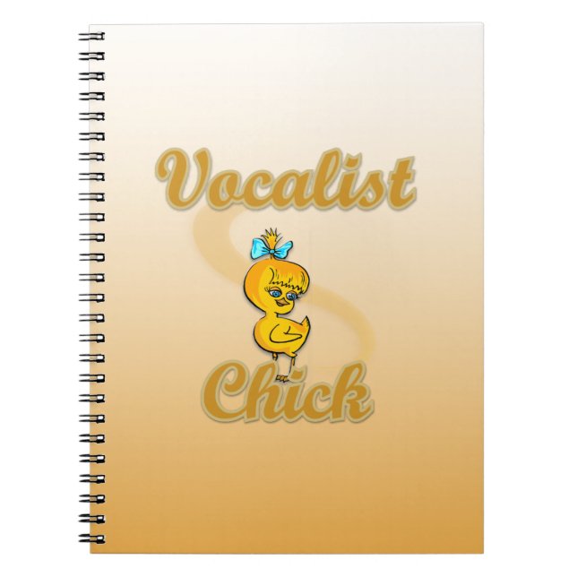 Cuaderno Chick vocalista (Frente)