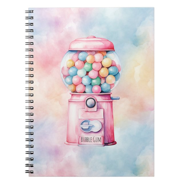Cuaderno Chicle Rosa Burbuja (Frente)