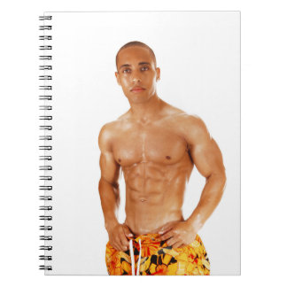 Cuaderno Chico Caliente Impresionante Músculos Abdominales