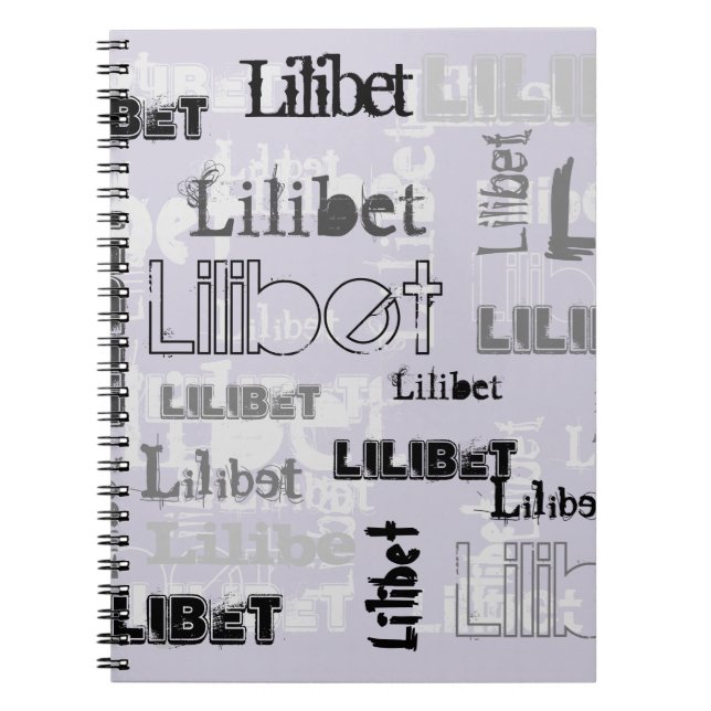 Cuaderno Chico o Chica Nombre de moda Regalos Accesorios Pú (Frente)