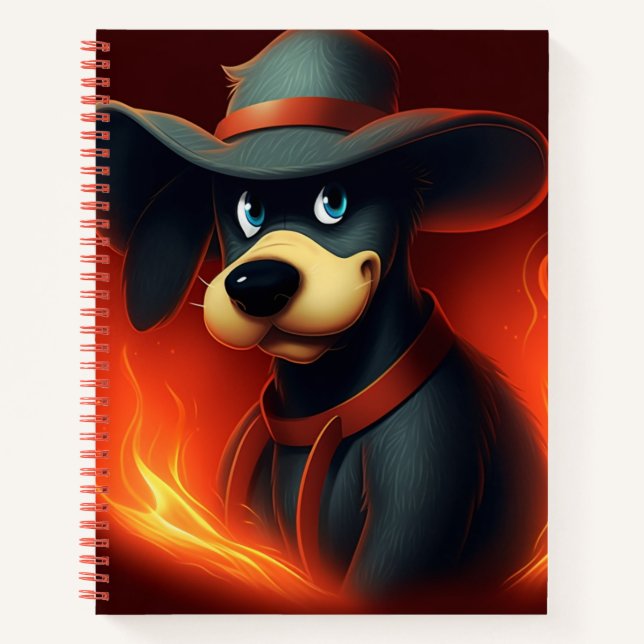 Cuaderno Chien Aux Chapeau (Anverso)