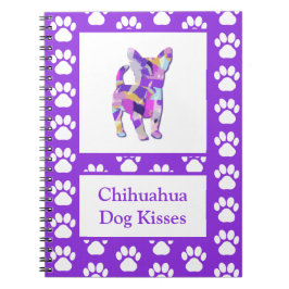Cuaderno Chihuahua besa cute seda de perro PPY&B