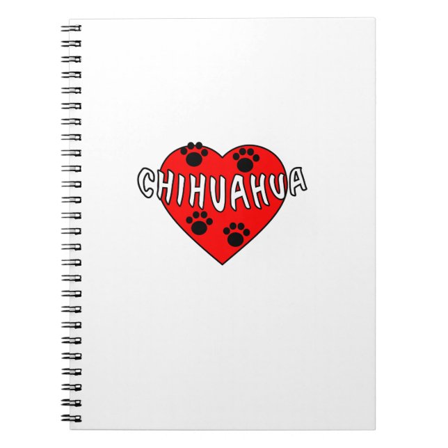 Cuaderno Chihuahua Love (Frente)