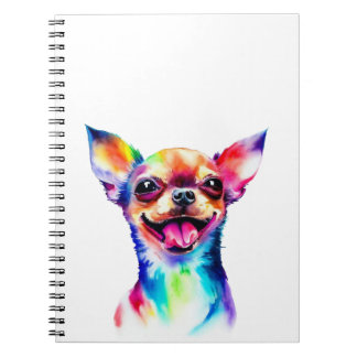 Cuaderno Chihuahua Lover | Colorido arte de perro de Chihua