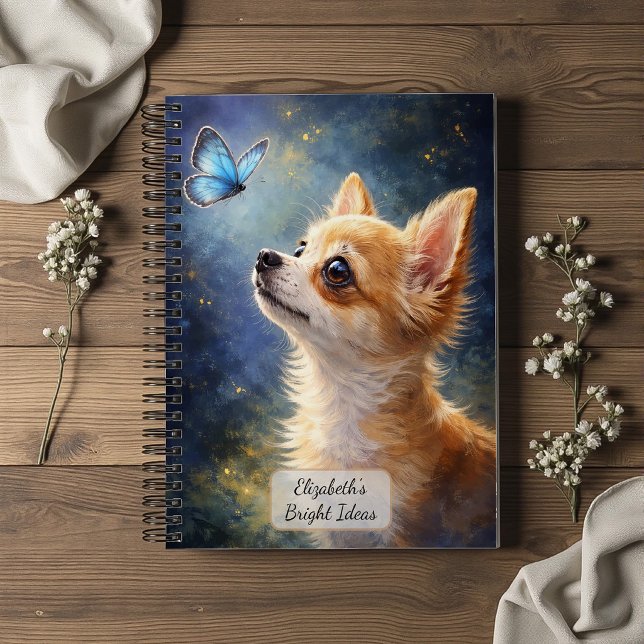 Cuaderno Chihuahua y Mariposa Azul (Subido por el creador)