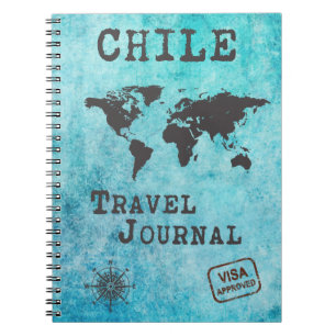 Cuaderno Chile: Planificador de viaje de vacaciones en Chil
