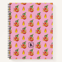 Chili, Luminoso Bombero Rosa, Y Patrón De Llama