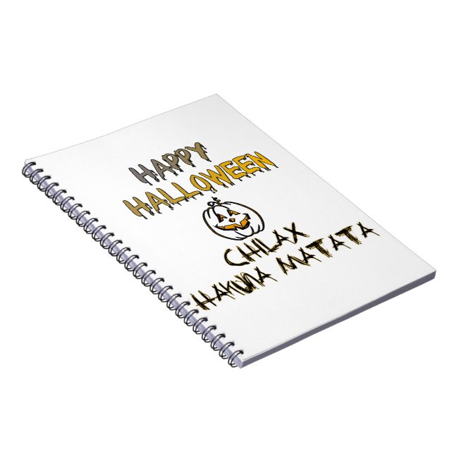 Cuaderno Chill and Relax Happy Halloween Collection (Lado Derecho)