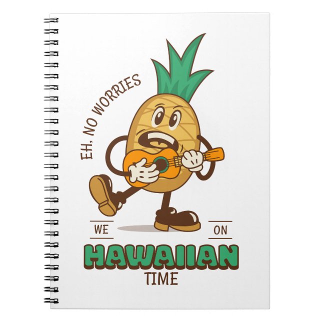 Cuaderno Chill de tiempo hawaiana (Frente)