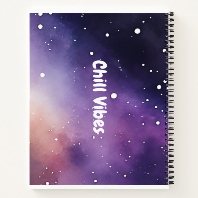 Cuaderno Chill Vibes Spiral Notebook (Reverso)