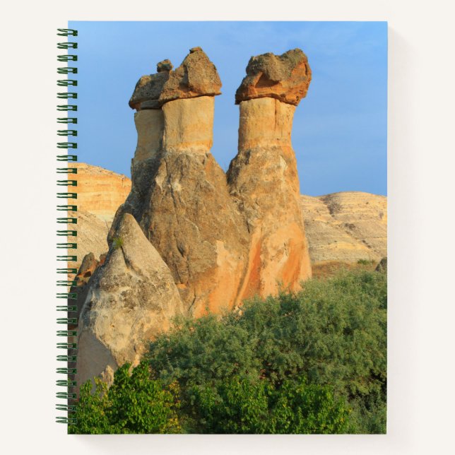 Cuaderno Chimeneas de Hadas al Atardecer (Anverso)