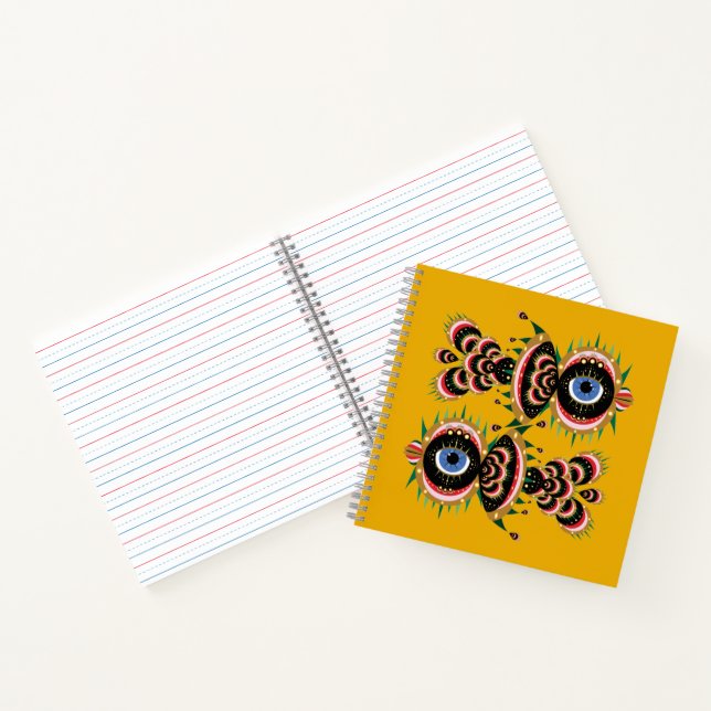 Cuaderno Chimera - Bird Square Notebook (Interior)
