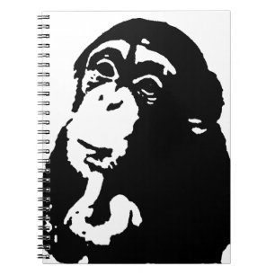 Cuaderno Chimpancé pensante del arte pop