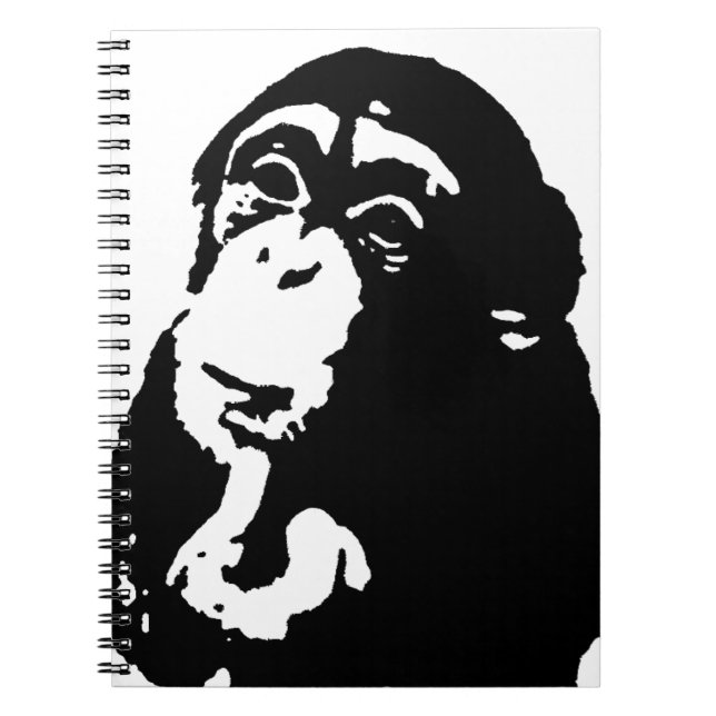 Cuaderno Chimpancé pensante del arte pop (Frente)