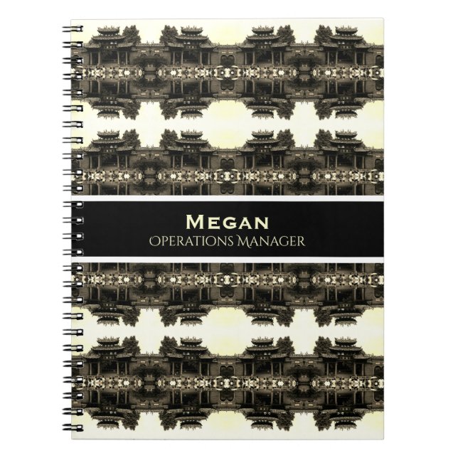 Cuaderno China Antigua Cantón Foshan templo ancestral (Frente)