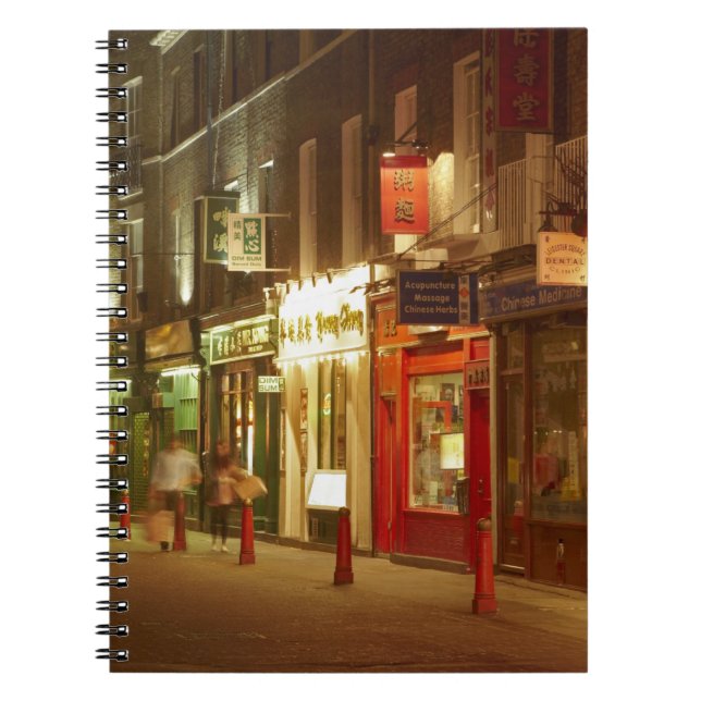 Cuaderno Chinatown, Soho, Londres, Inglaterra, Reino Unido (Frente)