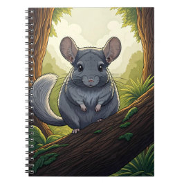 Cuaderno Chinchilla en el Bosque
