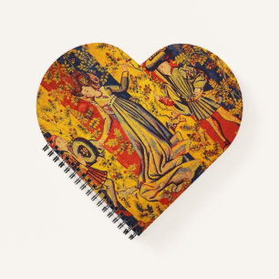 Cuaderno Chinoiserie italiana de estilo mediterráneo de col